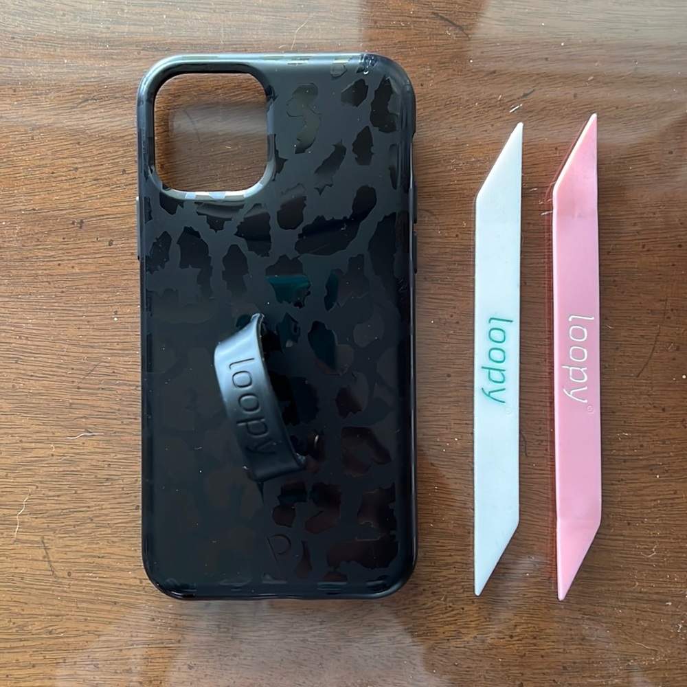 Midnight Leopard Loopy Case for iPhone 11 Pro